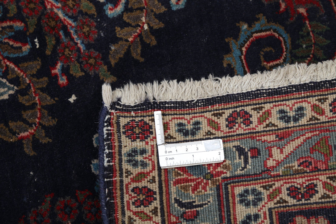 Hand Knotted Vintage Persian Tabriz Wool Rug 9' 6" x 12' 11" - No. AT93292