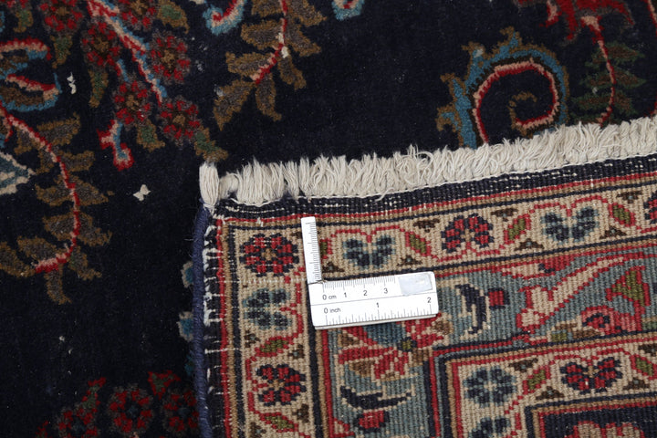 Hand Knotted Vintage Persian Tabriz Wool Rug 9' 6" x 12' 11" - No. AT93292