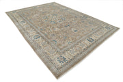 Hand Knotted Vintage Persian Tabriz Wool Rug 8' 3" x 11' 3" - No. AT40329