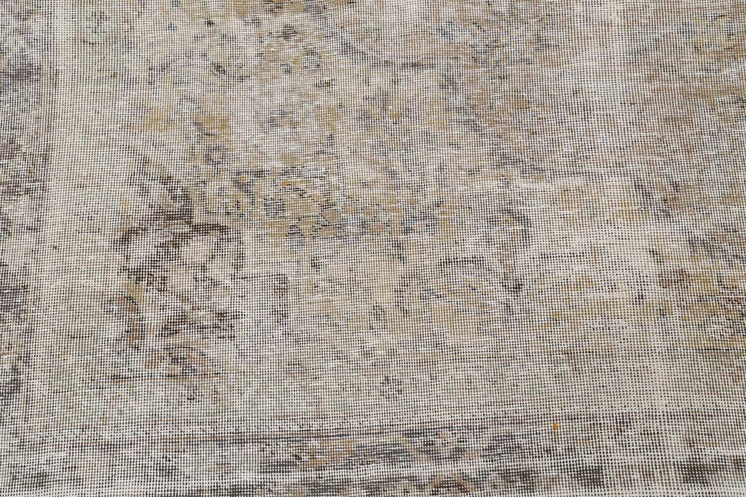 Hand Knotted Vintage Persian Tabriz Wool Rug 6' 11" x 10' 1" - No. AT70408