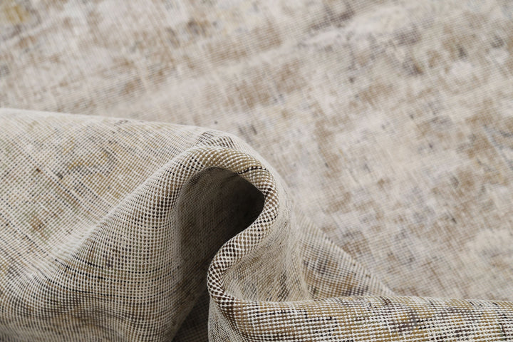 Hand Knotted Vintage Persian Tabriz Wool Rug 6' 11" x 10' 1" - No. AT70408