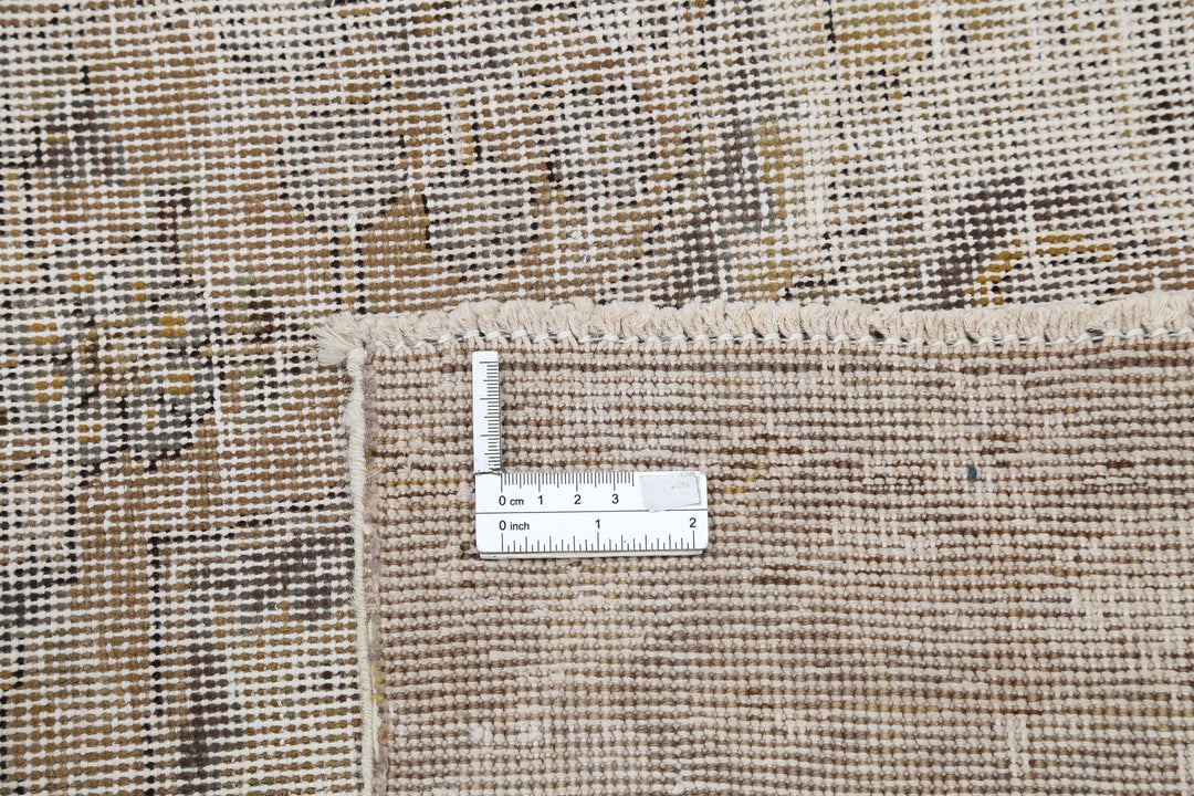 Hand Knotted Vintage Persian Tabriz Wool Rug 6' 11" x 10' 1" - No. AT70408