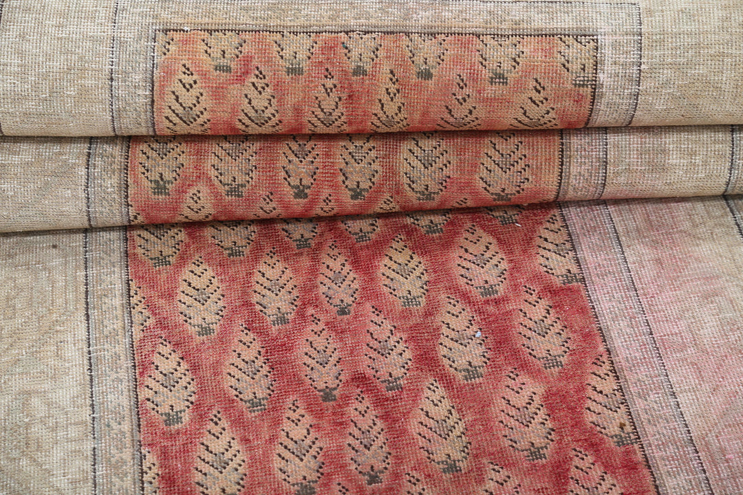 Hand Knotted Vintage Persian Tabriz Wool Rug 3' 2" x 13' 0" - No. AT19604