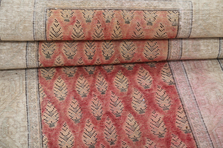 Hand Knotted Vintage Persian Tabriz Wool Rug 3' 2" x 13' 0" - No. AT19604