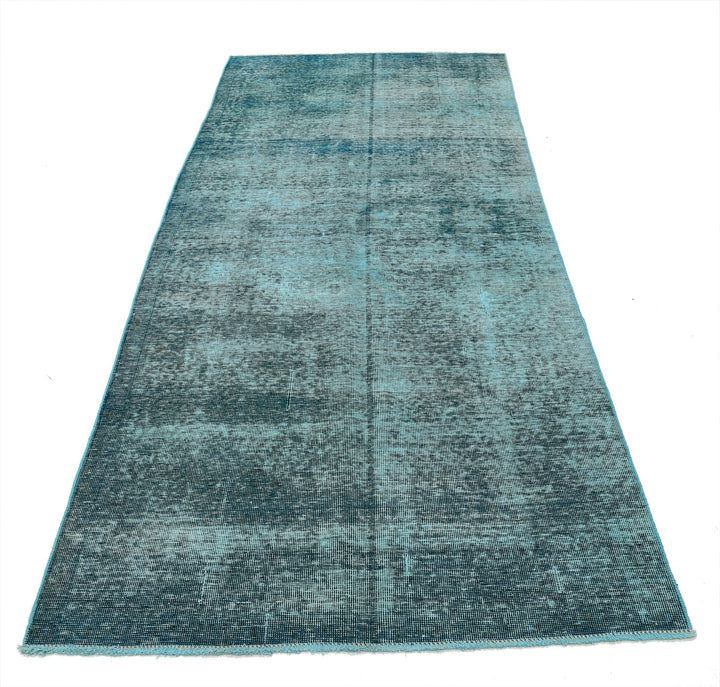 Hand Knotted Vintage Persian Tabriz Wool Rug 4' 0" x 9' 6" - No. AT71002