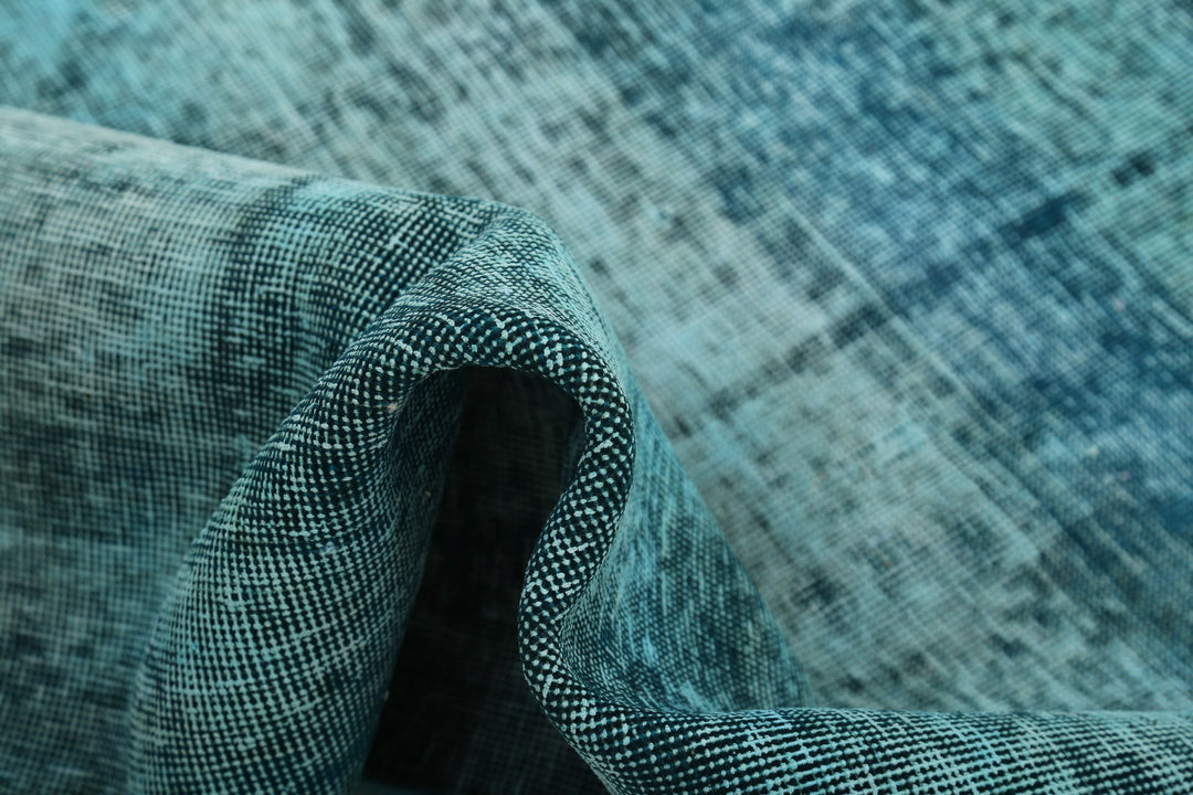 Hand Knotted Vintage Persian Tabriz Wool Rug 4' 0" x 9' 6" - No. AT71002