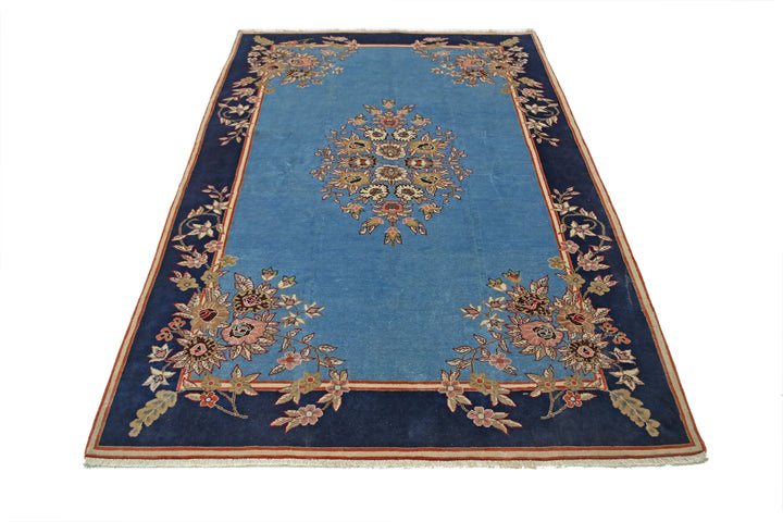 Hand Knotted Persian Tabriz Wool Rug 5' 0" x 7' 6" - No. AT66747