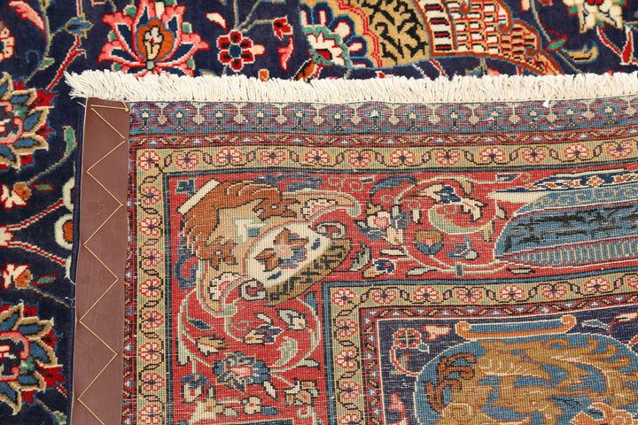 Hand Knotted Antique Persian Tabriz Fine Wool Rug 4' 6" x 6' 9" - No. AT33641