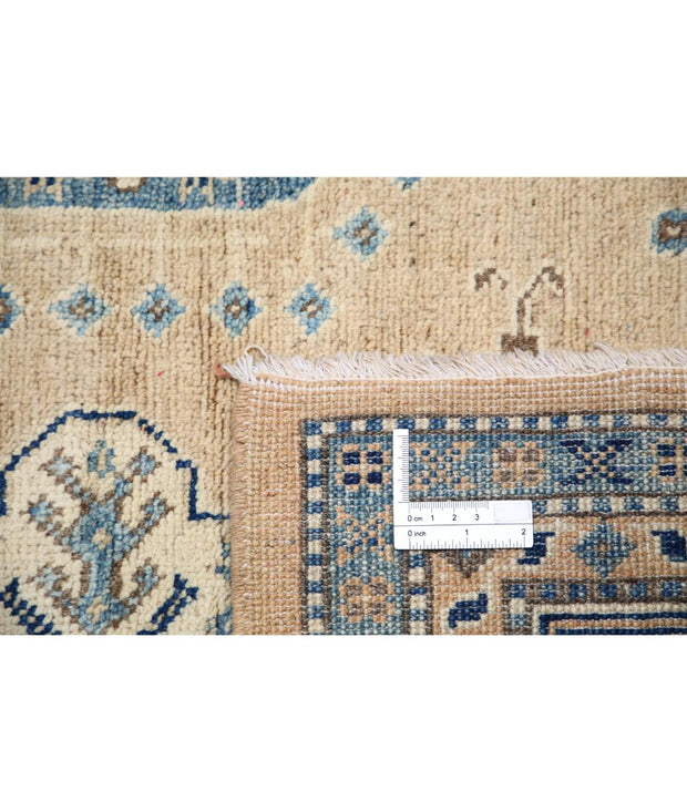 Hand Knotted Tribal Kazak Wool Rug 6' 6" x 9' 9" - No. AT54620
