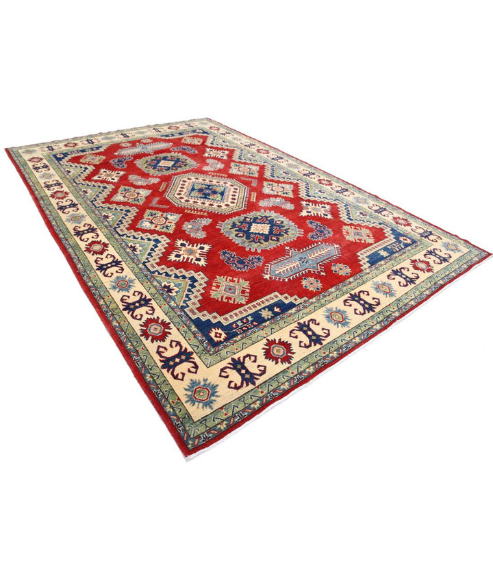 Hand Knotted Tribal Kazak Wool Rug 8' 6" x 12' 4" - No. AT52178