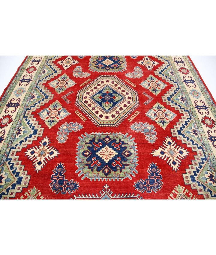 Hand Knotted Tribal Kazak Wool Rug 8' 6" x 12' 4" - No. AT52178