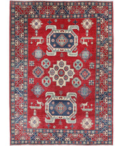 Hand Knotted Tribal Kazak Wool Rug 8' 4" x 11' 6" - No. AT87025