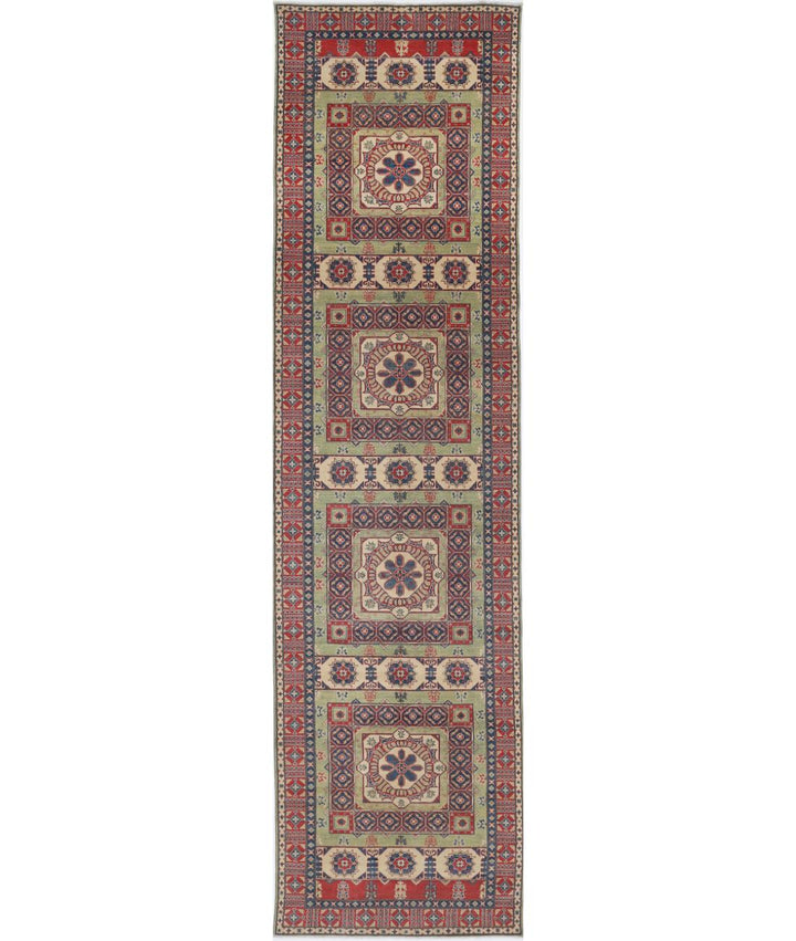 Hand Knotted Tribal Kazak Wool Rug 4' 11" x 19' 5" - No. AT85014