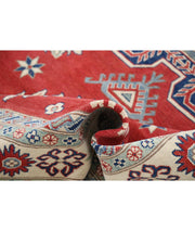 Hand Knotted Tribal Kazak Wool Rug 6' 9" x 9' 9" - No. AT94390