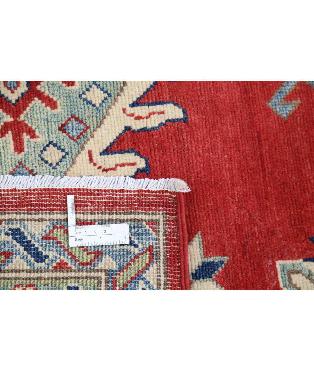 Hand Knotted Tribal Kazak Wool Rug 6' 9" x 9' 9" - No. AT94390