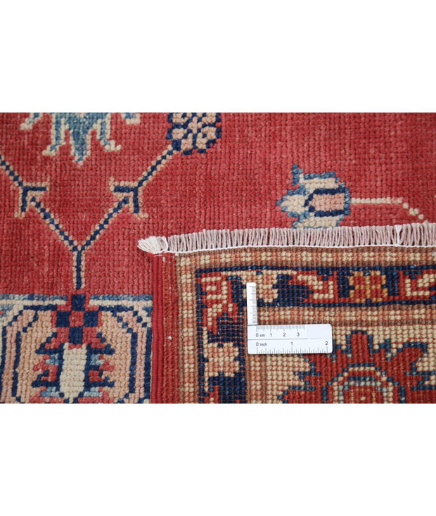 Hand Knotted Tribal Kazak Wool Rug 4' 11" x 6' 4" - No. AT95343