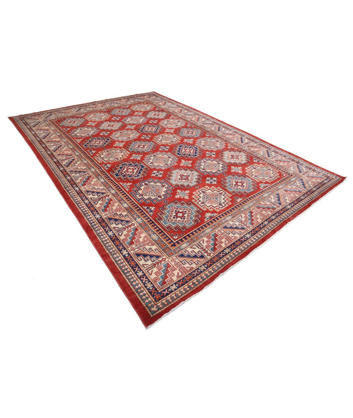 Hand Knotted Tribal Kazak Wool Rug 8' 2" x 11' 3" - No. AT73039