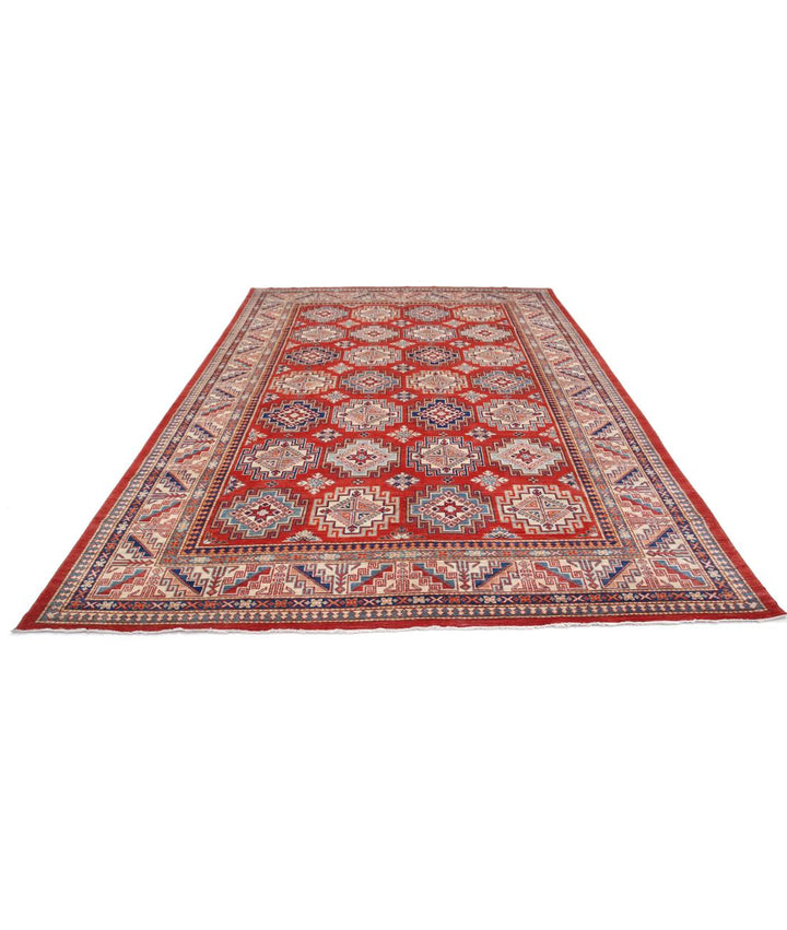 Hand Knotted Tribal Kazak Wool Rug 8' 2" x 11' 3" - No. AT73039