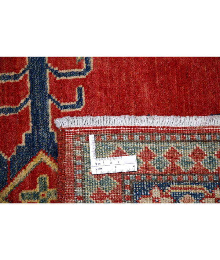 Hand Knotted Tribal Kazak Wool Rug 6' 9" x 8' 9" - No. AT63272