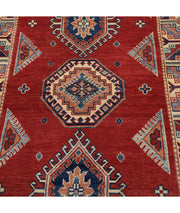 Hand Knotted Tribal Kazak Wool Rug 3' 5" x 5' 2" - No. AT20120