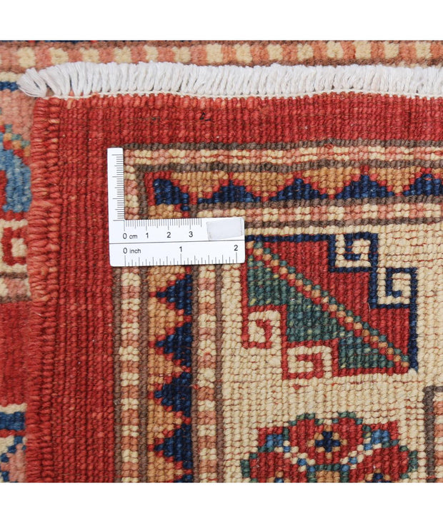 Hand Knotted Tribal Kazak Wool Rug 3' 0" x 4' 8" - No. AT79048