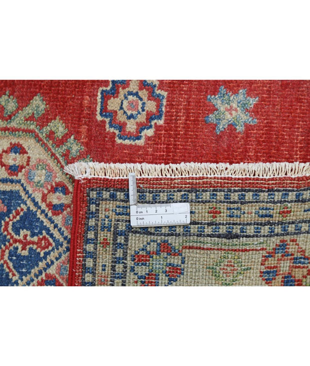 Hand Knotted Tribal Kazak Wool Rug 2' 6" x 3' 11" - No. AT60357