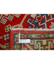 Hand Knotted Tribal Kazak Wool Rug 3' 1" x 4' 10" - No. AT13111