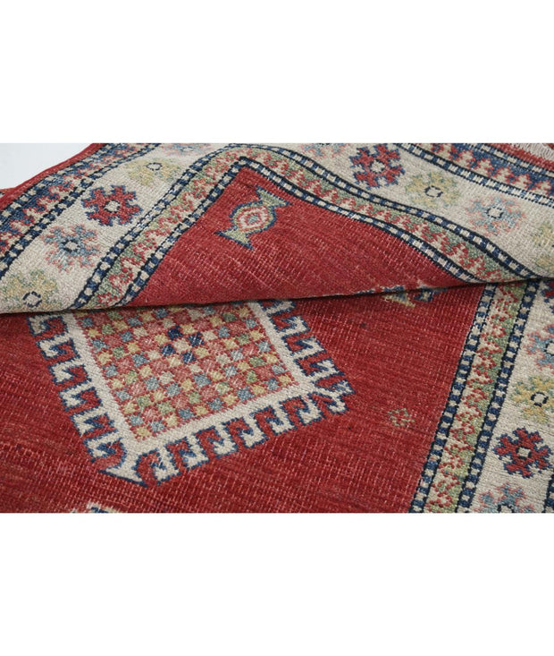 Hand Knotted Tribal Kazak Wool Rug 2' 10" x 4' 7" - No. AT30604