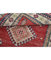 Hand Knotted Tribal Kazak Wool Rug 2' 10" x 4' 7" - No. AT55558