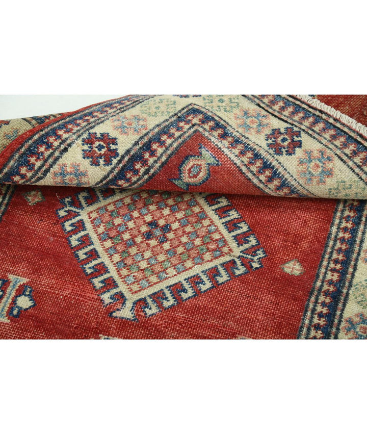 Hand Knotted Tribal Kazak Wool Rug 2' 10" x 4' 10" - No. AT76477