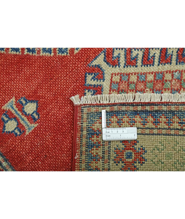 Hand Knotted Tribal Kazak Wool Rug 2' 10" x 4' 10" - No. AT76477