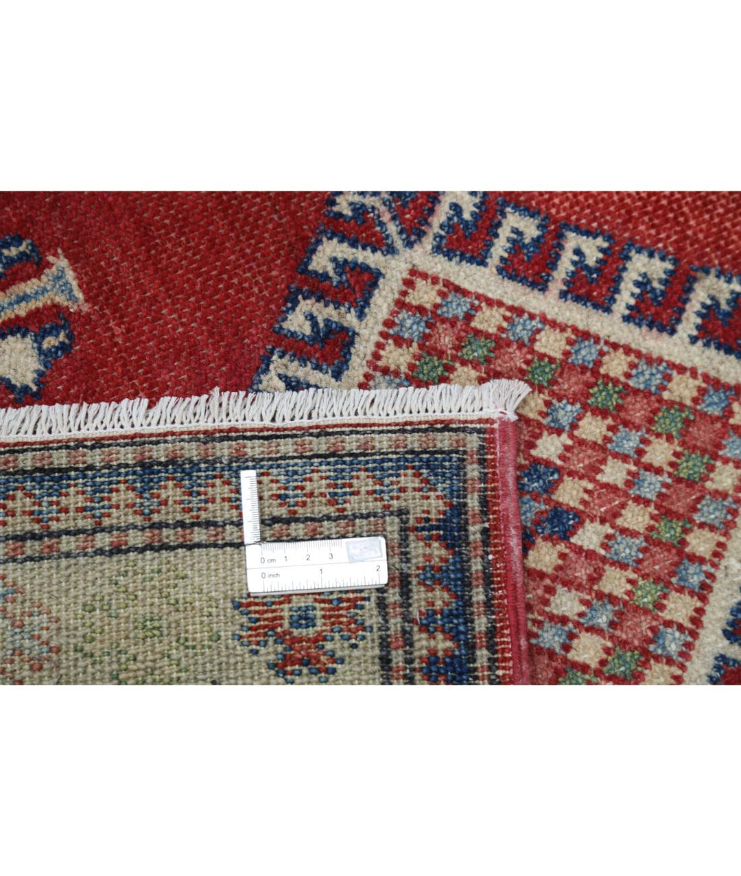 Hand Knotted Tribal Kazak Wool Rug 2' 10" x 4' 8" - No. AT37072
