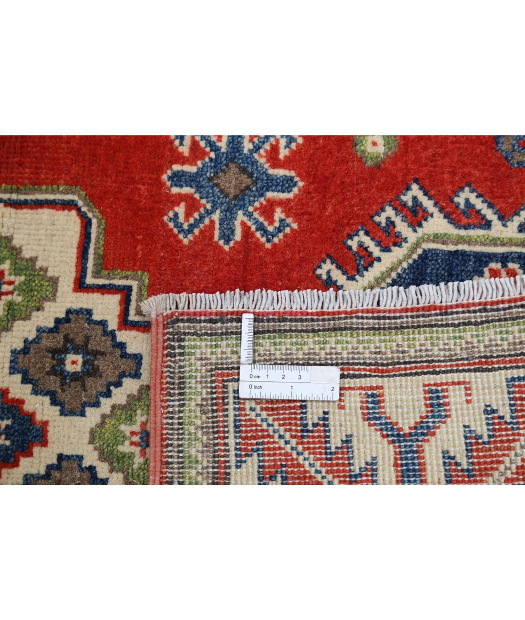 Hand Knotted Tribal Kazak Wool Rug 2' 9" x 4' 3" - No. AT90981