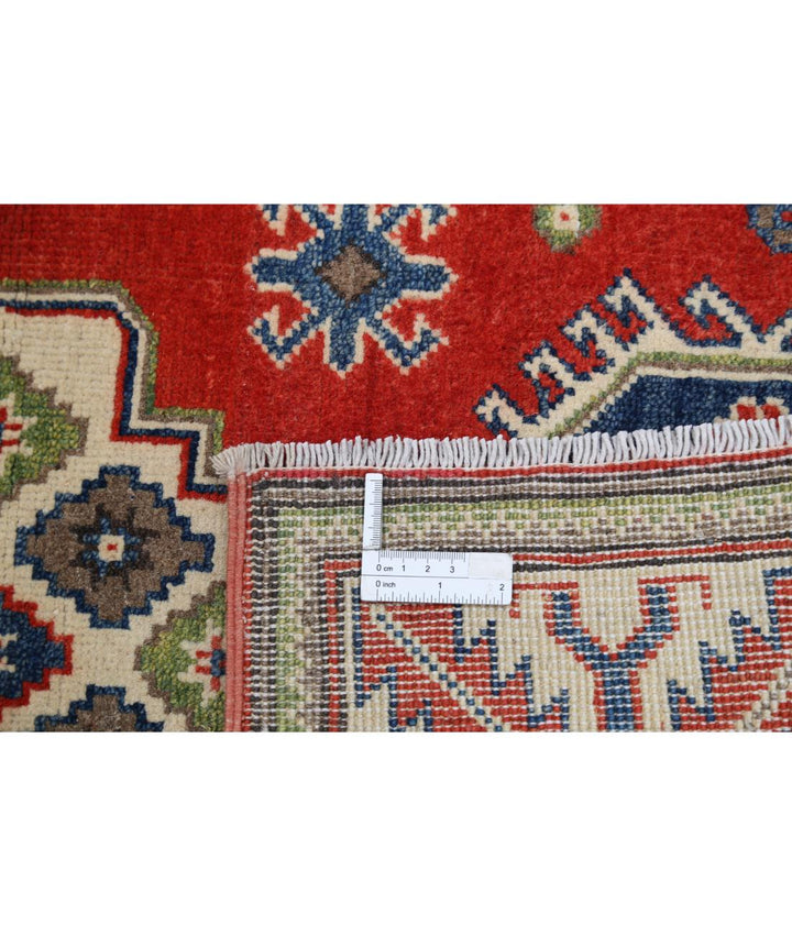 Hand Knotted Tribal Kazak Wool Rug 2' 9" x 4' 3" - No. AT90981