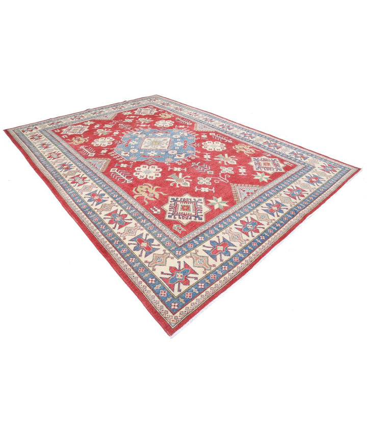 Hand Knotted Tribal Kazak Wool Rug 9' 1" x 12' 4" - No. AT80361