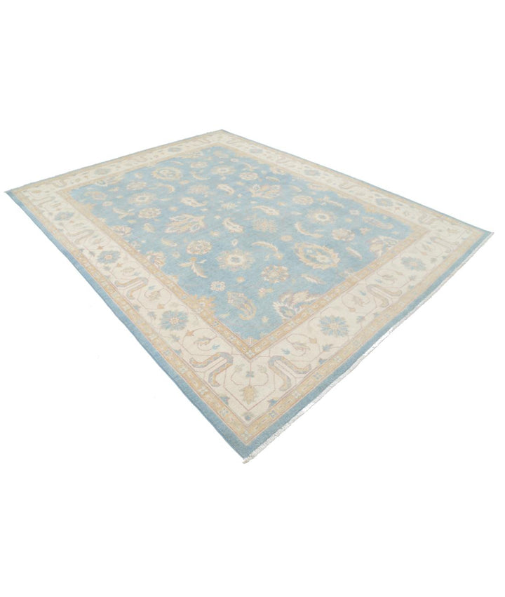 Hand Knotted Tribal Kazak Wool Rug 8' 0" x 10' 2" - No. AT80086