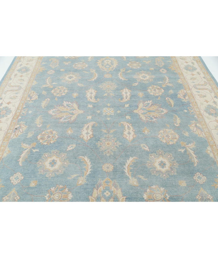 Hand Knotted Tribal Kazak Wool Rug 8' 0" x 10' 2" - No. AT80086