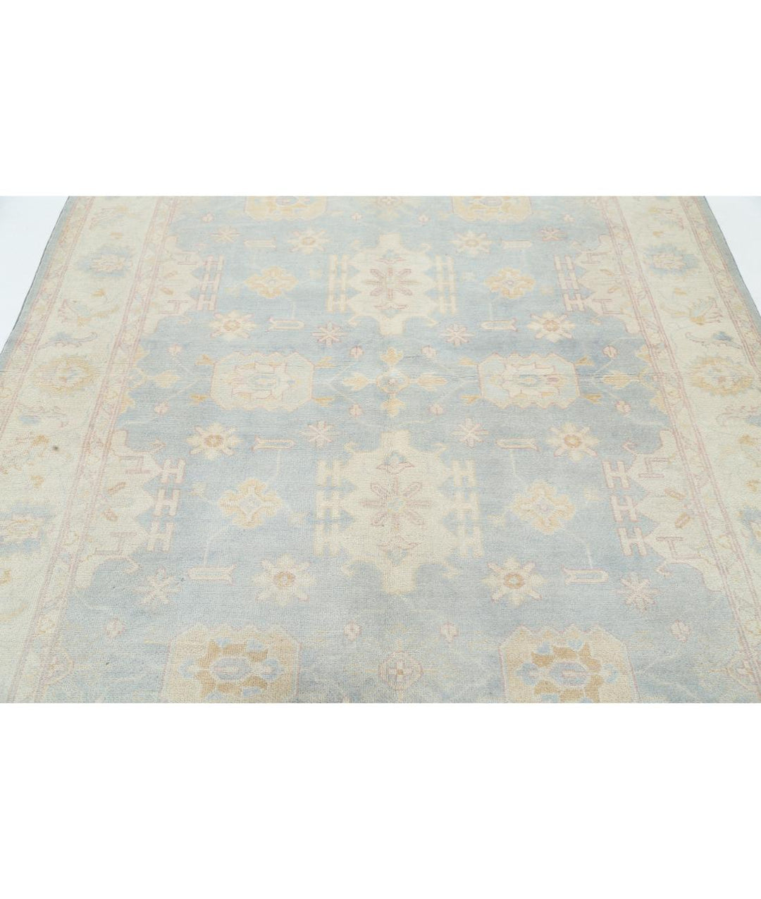Hand Knotted Tribal Kazak Wool Rug 6' 0" x 8' 9" - No. AT62081