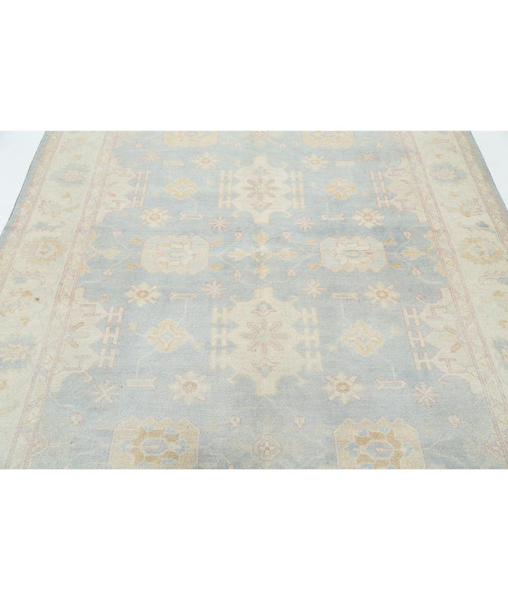 Hand Knotted Tribal Kazak Wool Rug 6' 0" x 8' 9" - No. AT62081