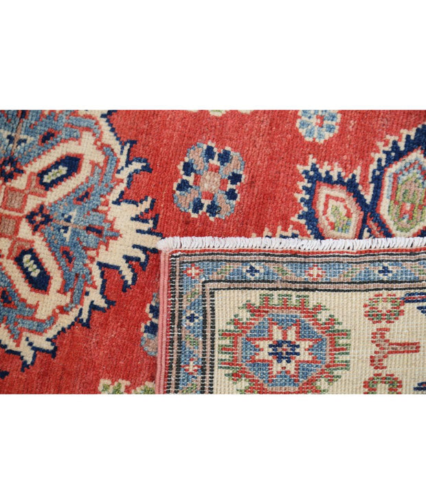 Hand Knotted Tribal Kazak Wool Rug 3' 1" x 4' 10" - No. AT35660