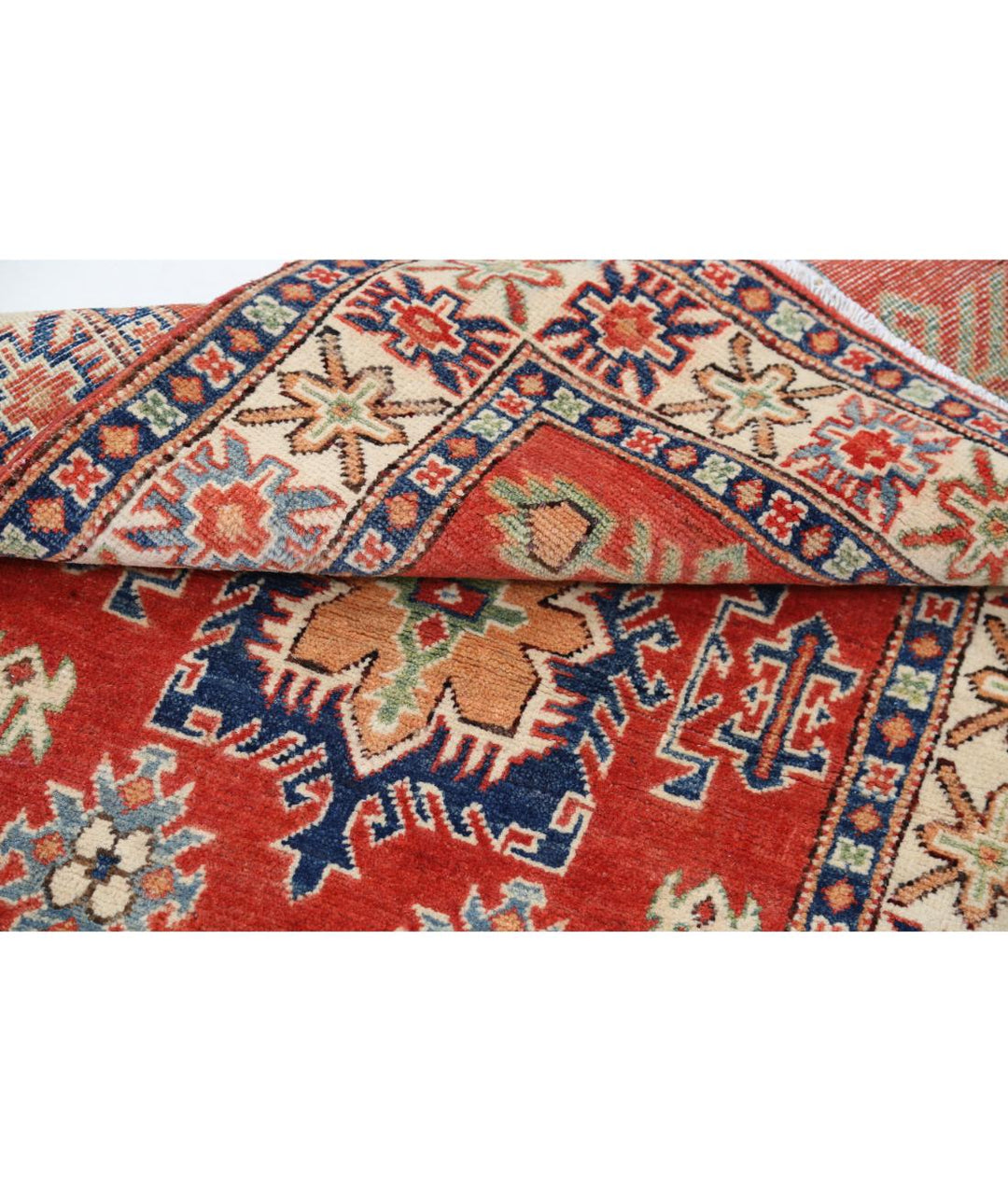 Hand Knotted Tribal Kazak Wool Rug 3' 1" x 5' 1" - No. AT92138