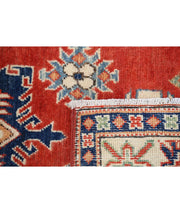 Hand Knotted Tribal Kazak Wool Rug 3' 1" x 5' 1" - No. AT92138
