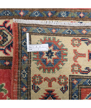 Hand Knotted Tribal Kazak Wool Rug 3' 0" x 4' 11" - No. AT84401