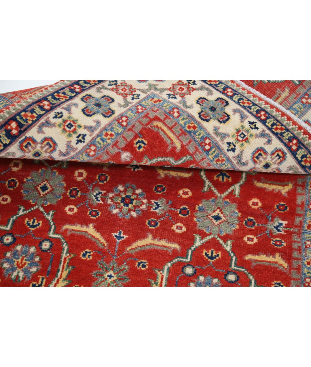 Hand Knotted Tribal Kazak Wool Rug 3' 1" x 4' 9" - No. AT77742