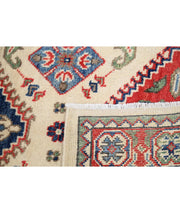 Hand Knotted Tribal Kazak Wool Rug 3' 1" x 5' 2" - No. AT45681