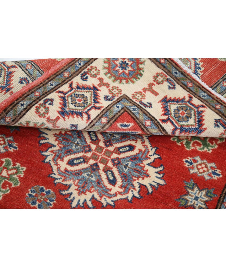 Hand Knotted Tribal Kazak Wool Rug 3' 3" x 4' 9" - No. AT80949