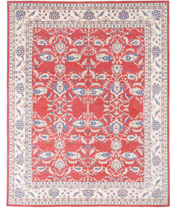 Hand Knotted Tribal Kazak Wool Rug 12' 1" x 15' 3" - No. AT83560