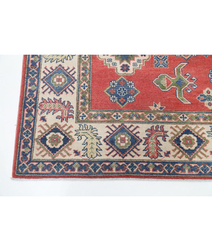 Hand Knotted Tribal Kazak Wool Rug 8' 0" x 10' 1" - No. AT91889