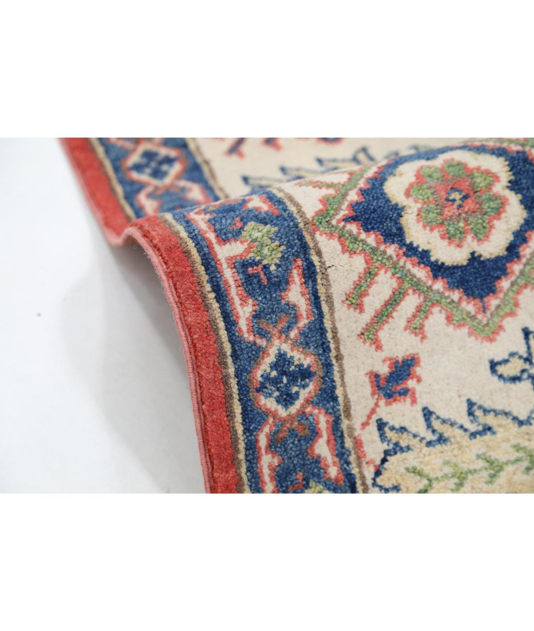 Hand Knotted Tribal Kazak Wool Rug 8' 0" x 10' 1" - No. AT91889