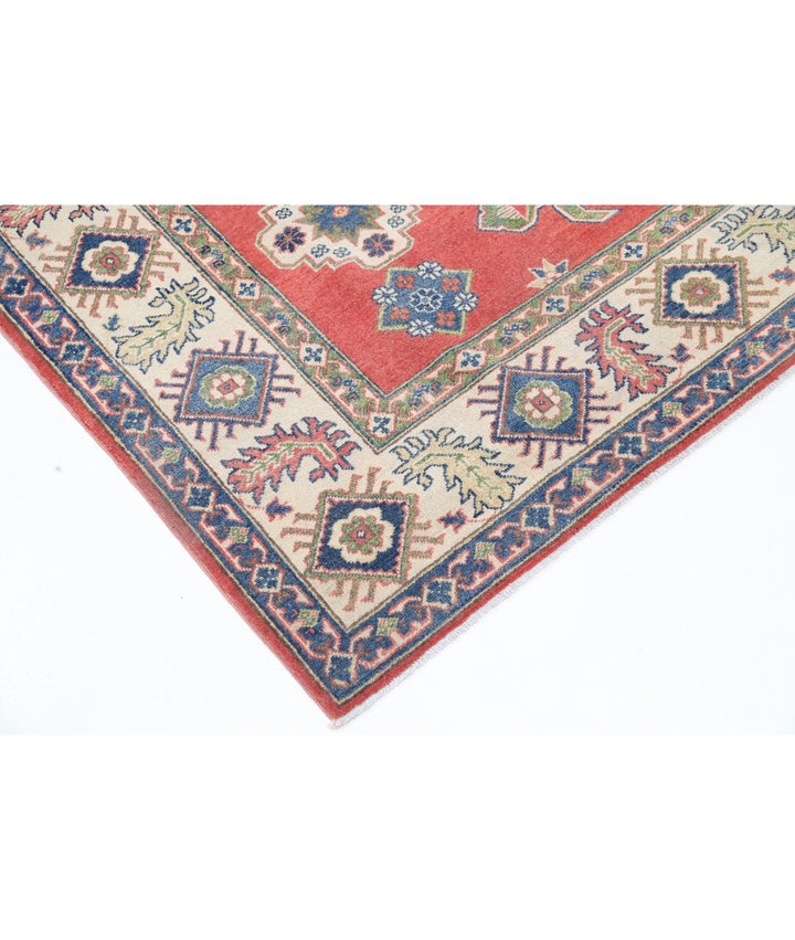 Hand Knotted Tribal Kazak Wool Rug 8' 0" x 10' 1" - No. AT91889